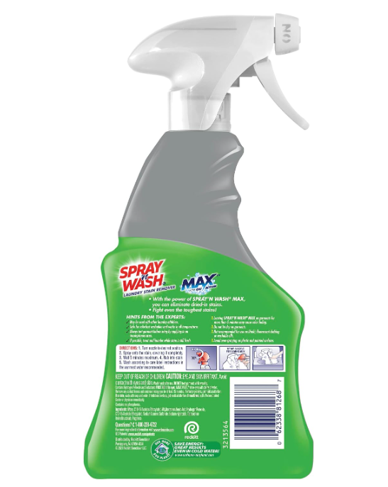 Spray 'n Wash Max with Oxi Action Laundry Stain Remover Trigger Spray 16fl oz