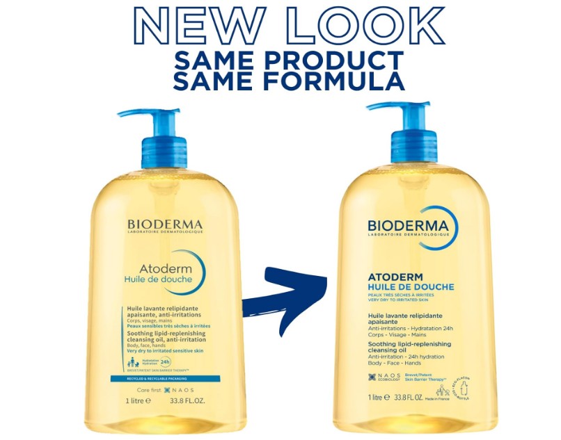 Bioderma Atoderm Gel Douche Ultra-Gentle Daily Cleanser 1L