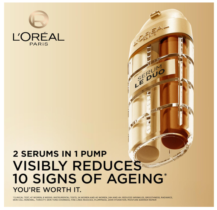 L'Oréal Paris Age Defying Serum Le Duo Serum 30ml