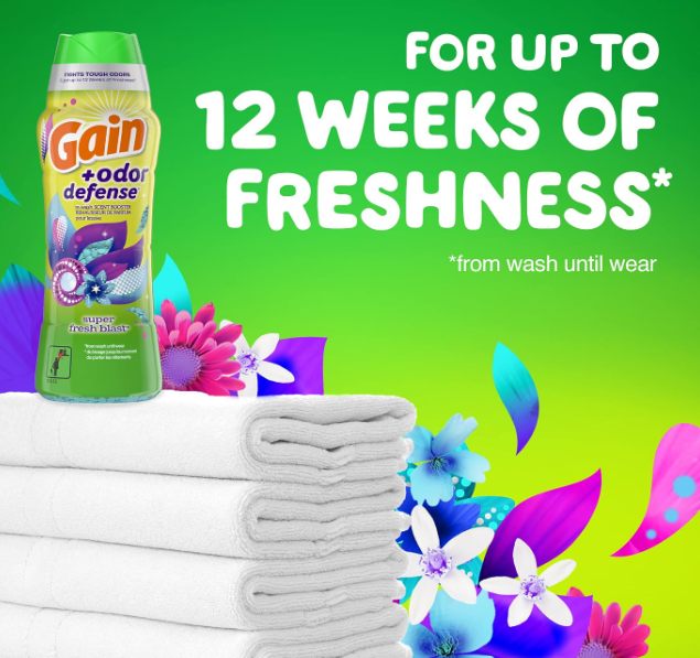 Gain Fireworks Odor Defense Super Fresh Blast Scent 24oz