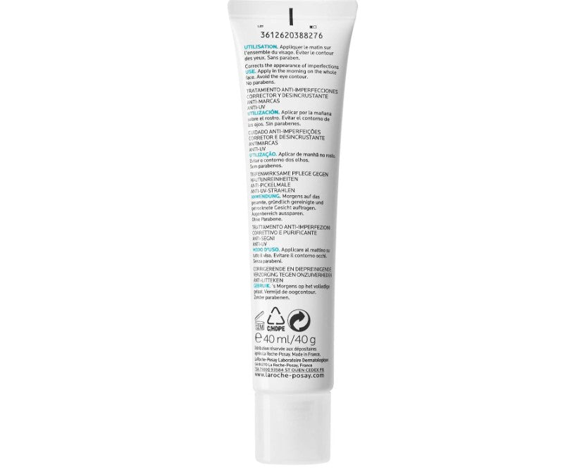 La Roche-Posay Effaclar Duo+ SPF30 for Oily Breakout-Prone Skin 40ml