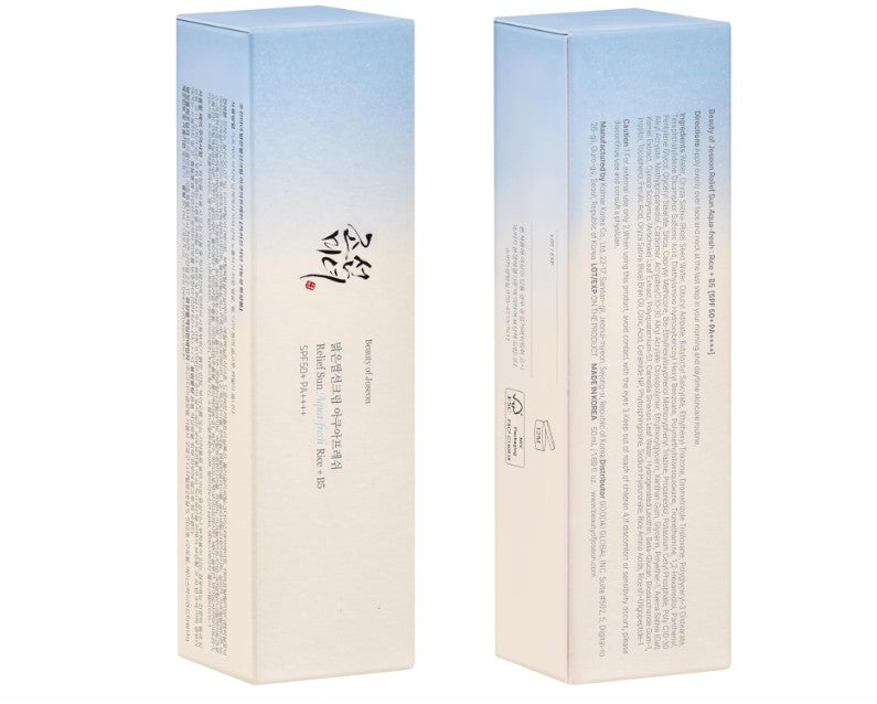 Beauty of Joseon Relief Sun Aqua-Fresh : Rice + B5 (SPF50+ PA++++)
