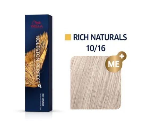 Wella Professionals Koleston Perfect Me 10/16 Light Ash Blonde 60ml – 2 Pack
