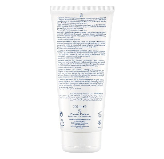 Ducray Anaphase+ Revitalizing Cream Shampoo 200ml