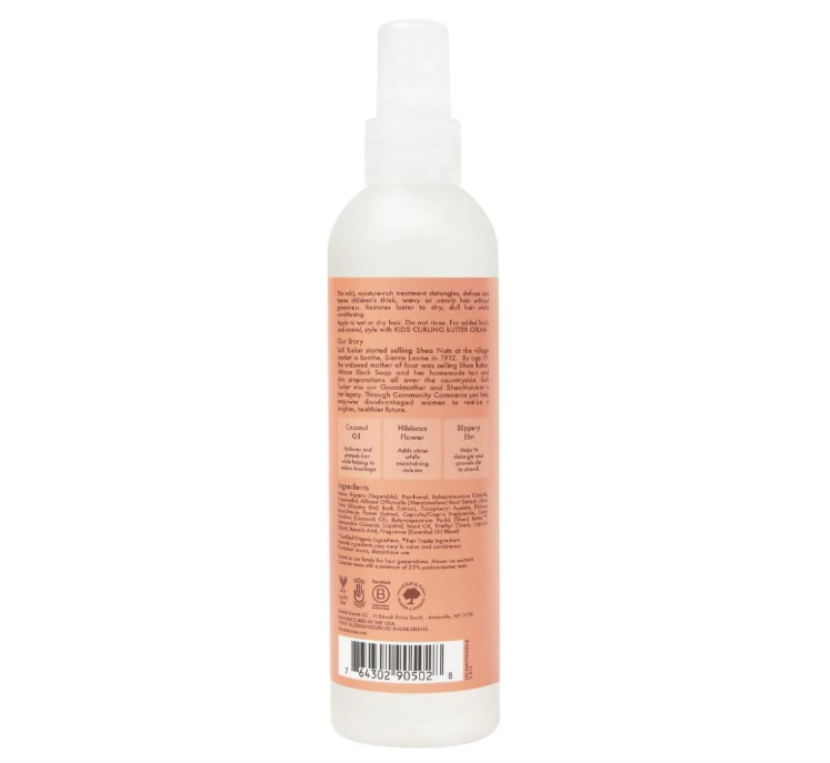 SheaMoisture Coconut &amp; Hibiscus Kids Extra-Moisturizing Detangler Spray 237ml