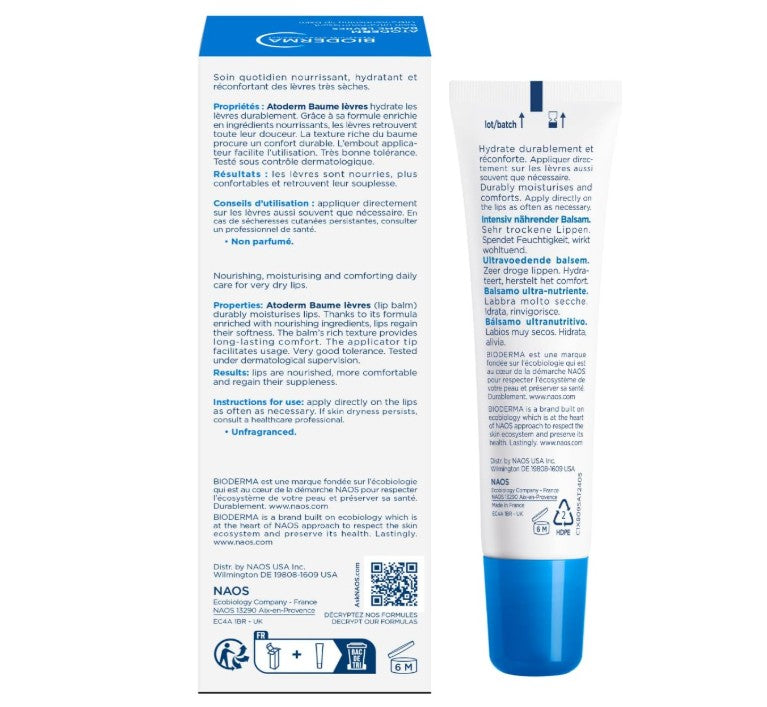 Bioderma Atoderm Nourishing Lip Balm 15ml