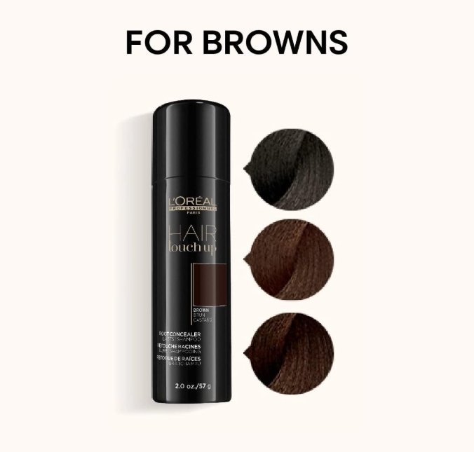 L'Oréal Professionnel Hair Touch Up Root Concealer Spray Brown 75ml