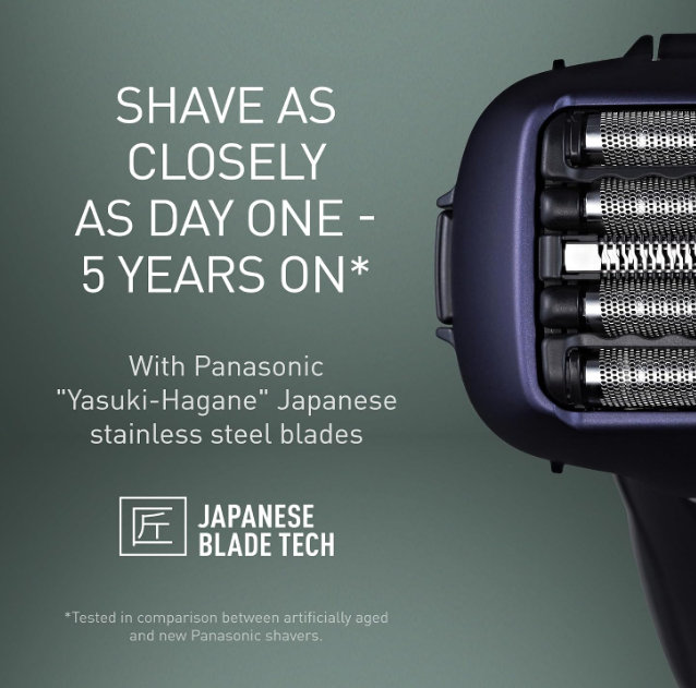 Panasonic Series 800 5-Blade Wet & Dry Electric Shaver Black