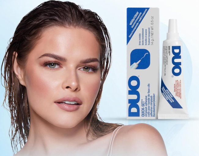 DUO Quick-Set Lash Glue White Clear Large Squeeze Tube Striplash Adhesive 14g