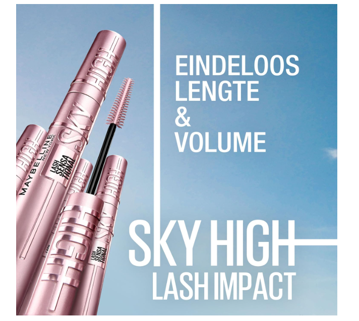 Maybelline New York Lash Sensational Sky High Mascara Negro 5ml