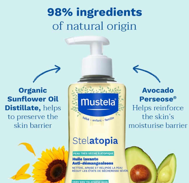 Mustela Stelatopia Cleansing Oil 500ml