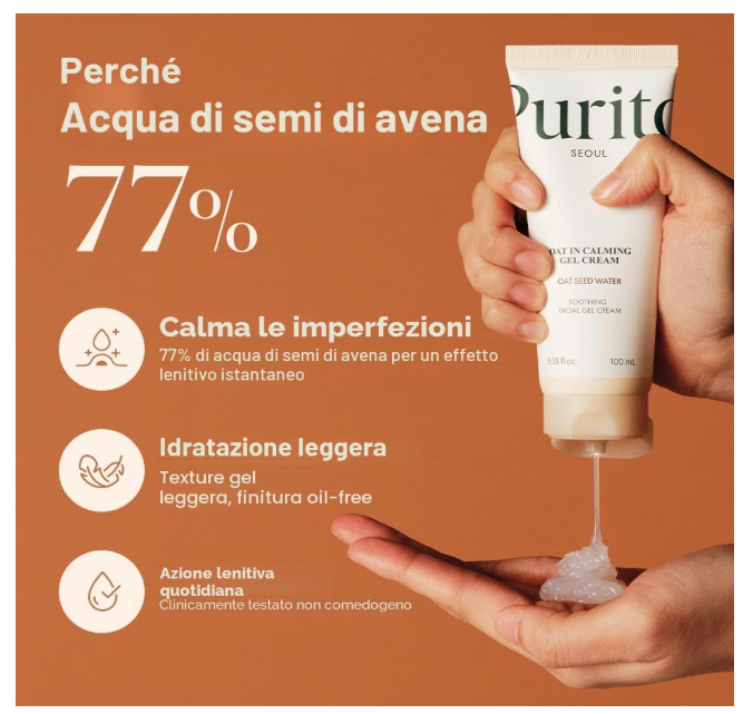Purito Seoul Oat-In Calming Gel Cream 100ml