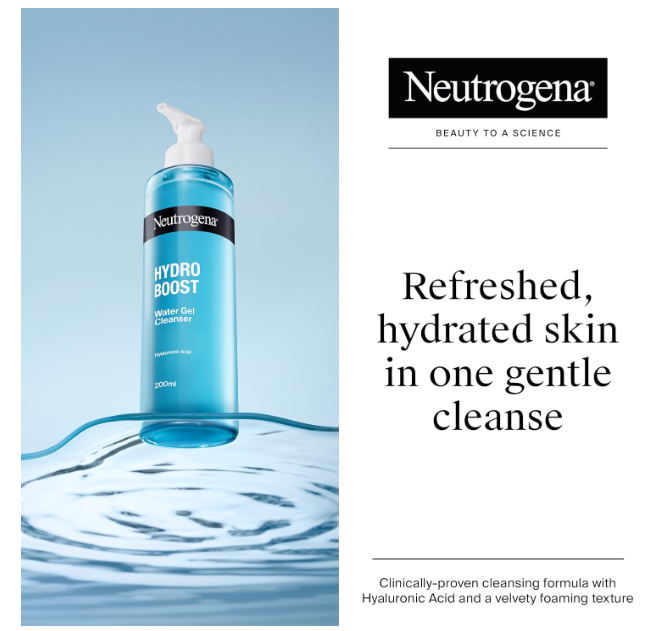 Neutrogena Hydro Boost Water Gel Cleanser 200ml