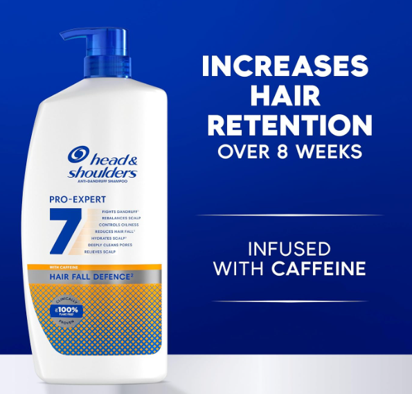 Head & Shoulders Anti-Dandruff Shampoo Pro-Expert 7 Hair Fall 800ml Pump