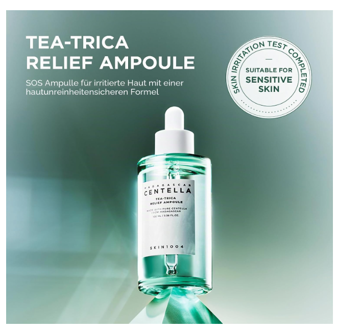 SKIN1004 Madagascar Centella Tea-Trica Relief Ampoule 100ml