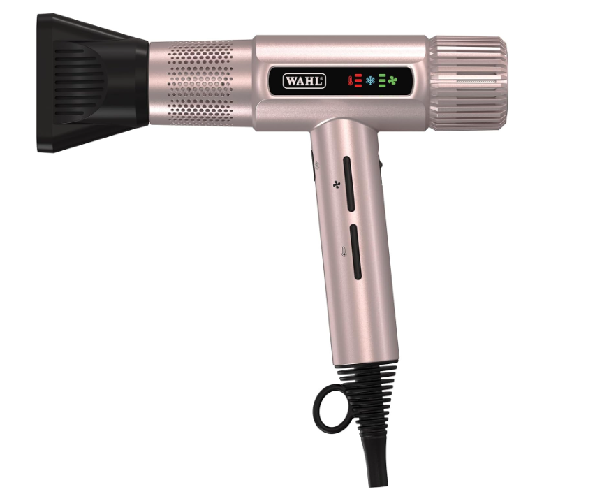 Wahl Vanquish Rose Gold Hair Dryer – Lightweight with LED Display