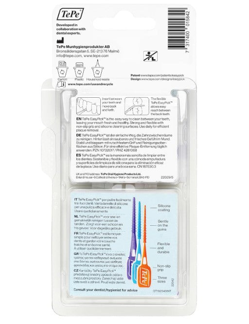 TePe EasyPick Dental Picks Blue M/L 36 Pack