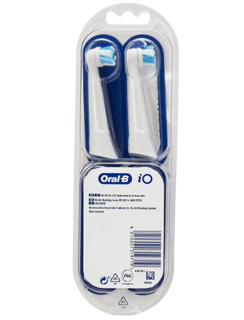 Oral-B iO Ultimate Clean Electric Toothbrush Heads, White, 4pcs