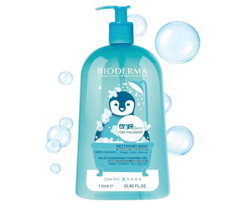 Bioderma ABCDerm Gel Moussant Foaming Gel 1L