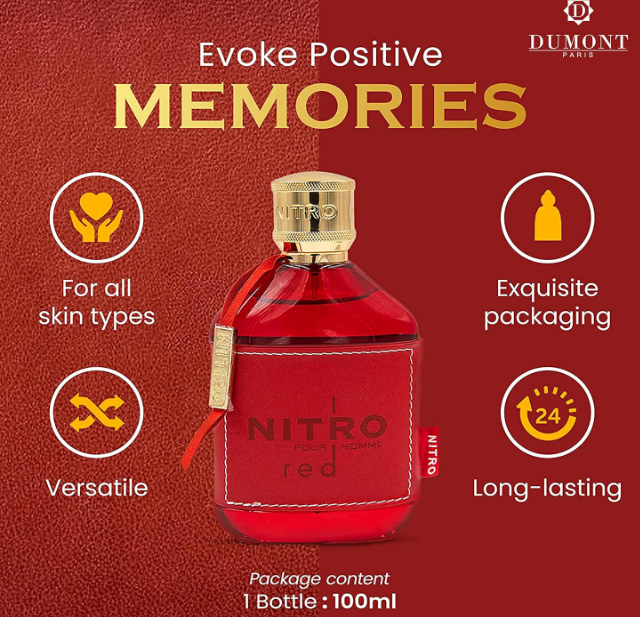 Dumont Nitro Red for Men 100ml