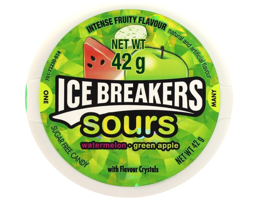 Ice Breakers Sours Sugar-Free Mints 42g