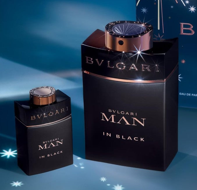 Bvlgari Man In Black Men's Gift Box Eau De Parfum 100ml & Mini Size 15ml