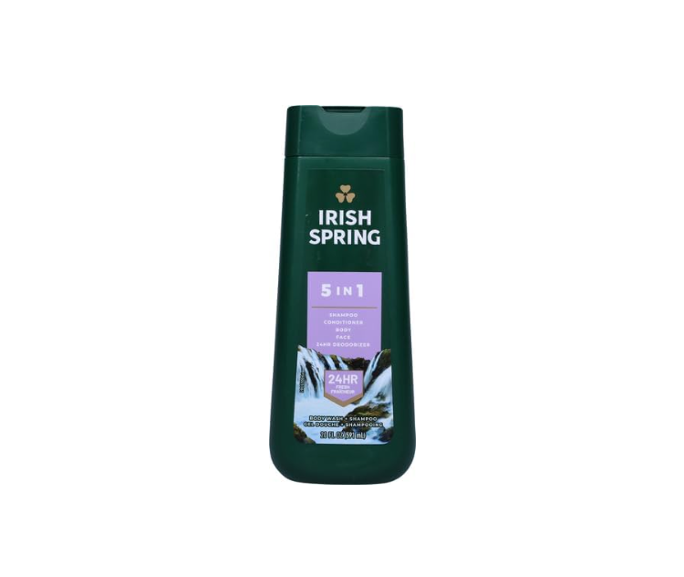 Irish Spring 5-in-1 Body Wash for Men 20 fl oz
