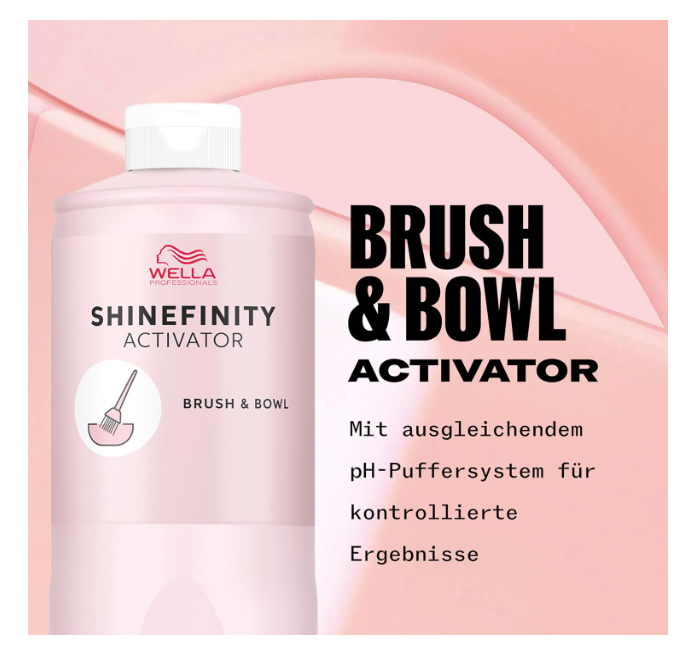 Wella Professionals Shinefinity Activator Brush & Bowl 1L