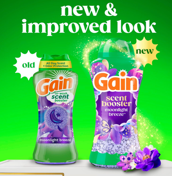 Gain Fireworks In-Wash Scent Booster Beads Moonlight Breeze 24oz