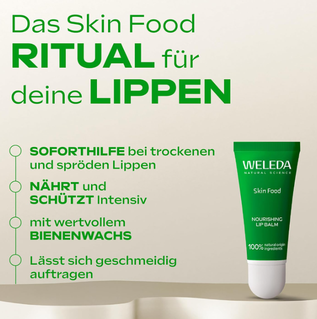 Weleda Organic Skin Food Lip Butter Lip Care 8ml