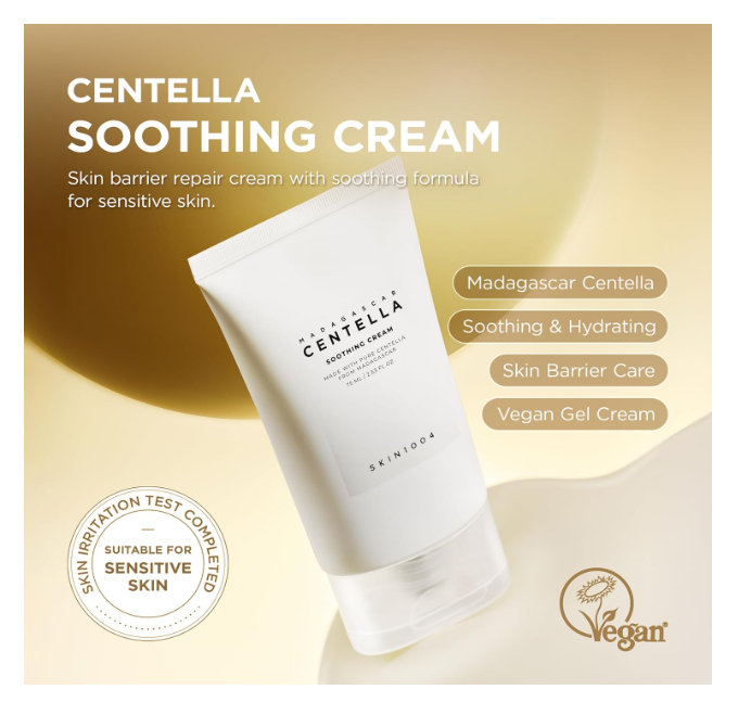 SKIN1004 Madagascar Centella Soothing Cream 75ml