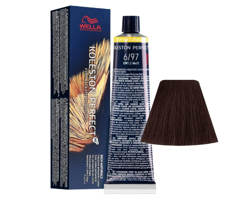 Wella Professionals Koleston Perfect Me+ 6/97 Dark Cendré Brunette Blonde 60ml