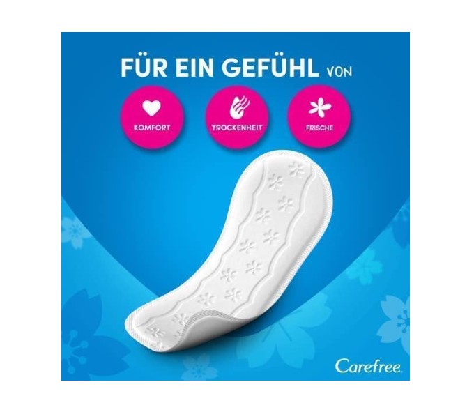 Carefree Cotton Feel Normal Unscented Pantiliners Pack of 100