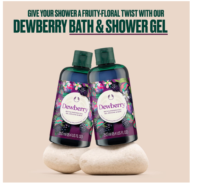 The Body Shop Dewberry Bath &amp; Shower Gel 250ml