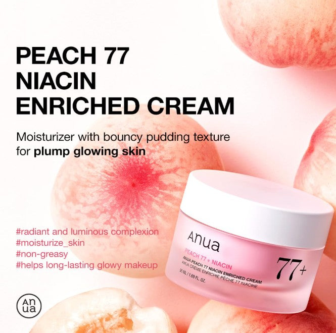 Anua Peach 77% Niacin Enriched Cream 50ml