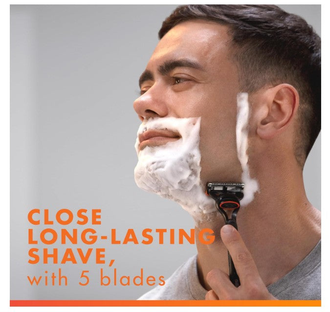 Gillette Fusion5 Men's Razor Kit (1 Razor Handle + 12 Blade Refills)