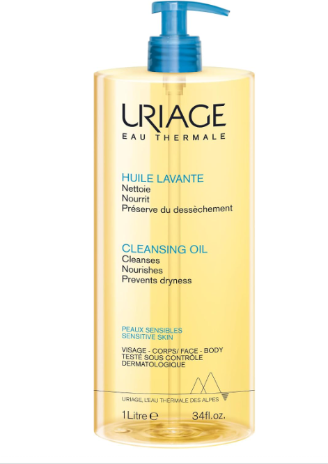 Uriage Shower Oil Face & Body Wash 1L