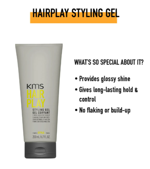 KMS Hairplay Styling Gel Firm Hold 200ml