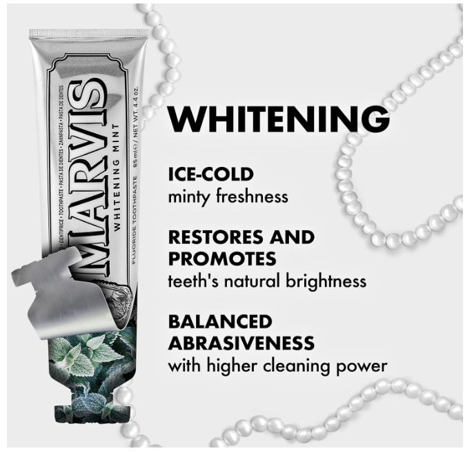 Marvis Whitening Mint Toothpaste 85ml