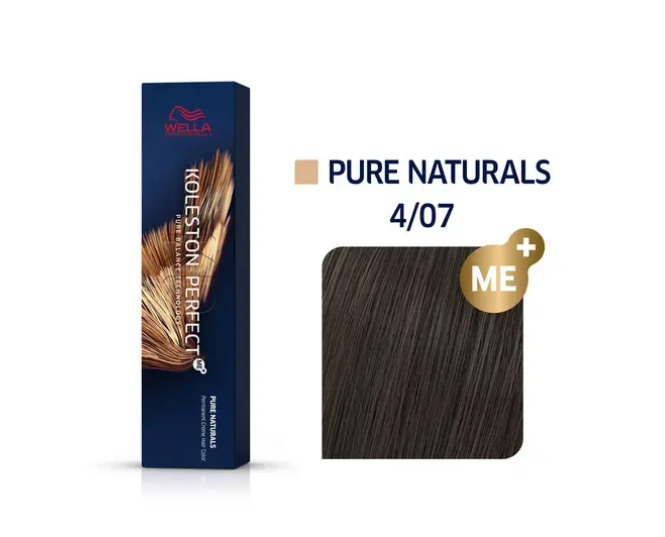 Wella Professionals Koleston Perfect Me+ 4/07 Medium Brown Natural 60ml