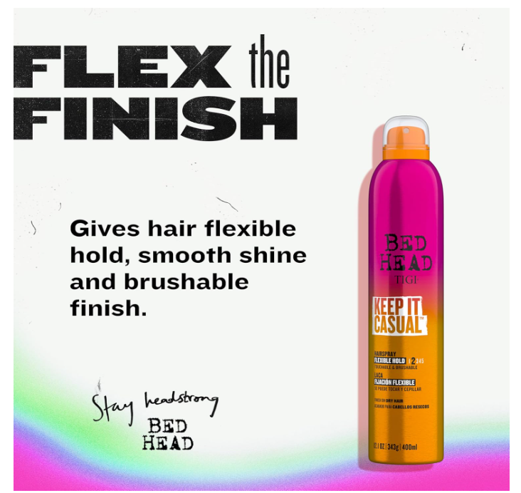 Bed Head by TIGI Keep It Casual Flexible Hold Hairspray 300ml