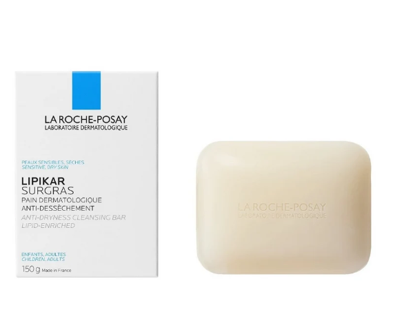 La Roche-Posay Lipikar Surgras Lipid-Enriched Cleansing Bar 150g