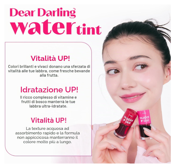 Etude Dear Darling Water Tint #01 Strawberry Ade 9g