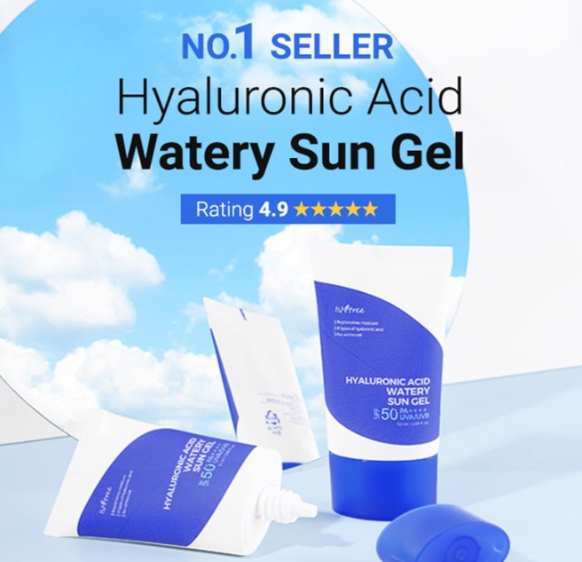 Isntree Hyaluronic Acid Watery Sun Gel SPF50+ PA++++ 50ml