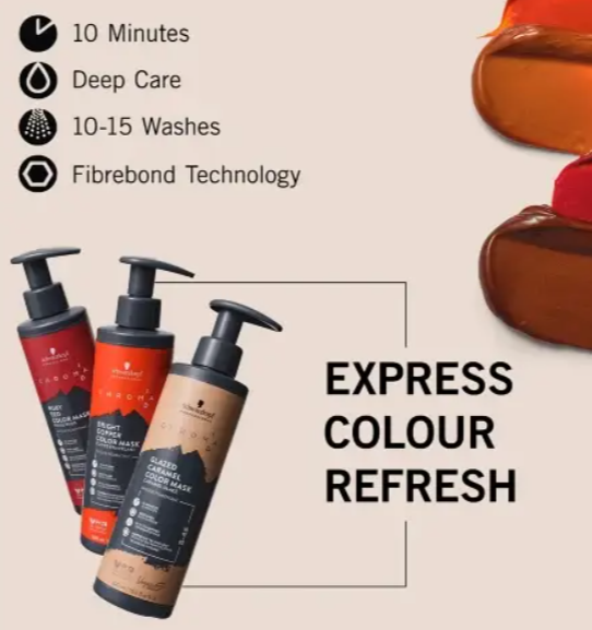 Schwarzkopf Professional Chroma ID Bonding Color Mask 7-77 Bright Copper 300ml