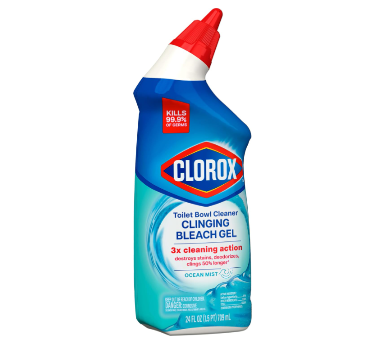 Clorox Toilet Bowl Cleaner Clinging Bleach Gel 24 fl oz