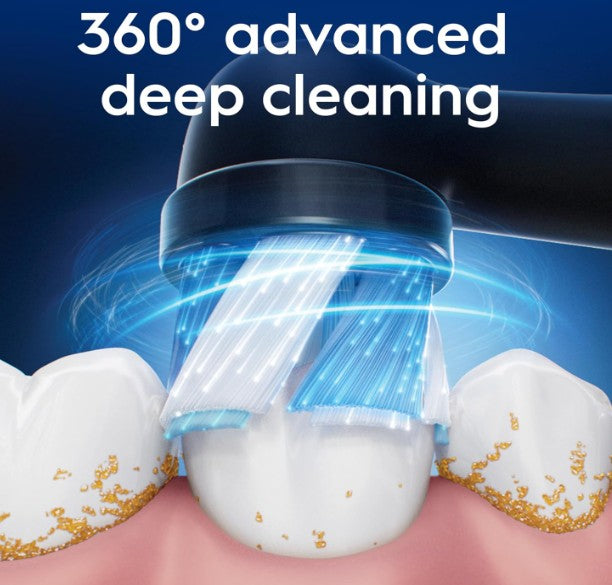 Oral-B iO Ultimate Clean Toothbrush Heads, Black, 4pcs