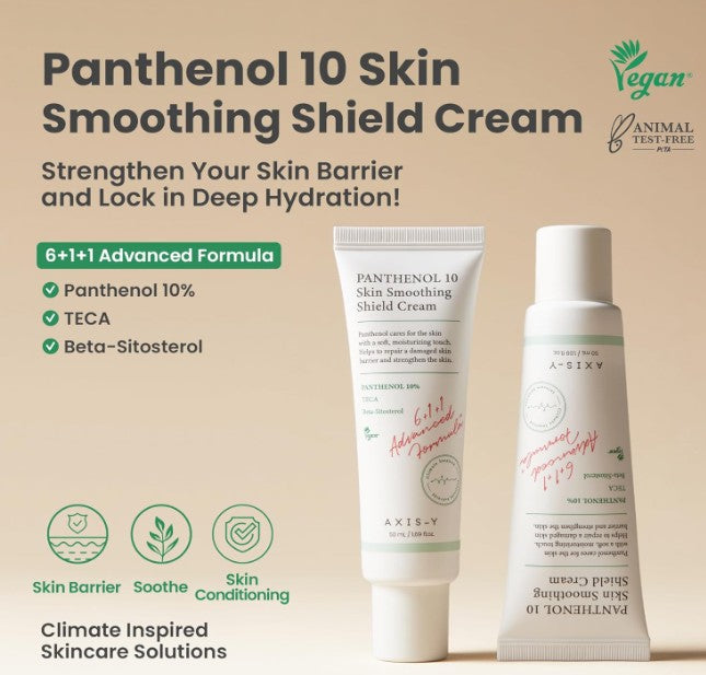 AXIS-Y Panthenol 10 Skin Smoothing Shield Cream 50ml