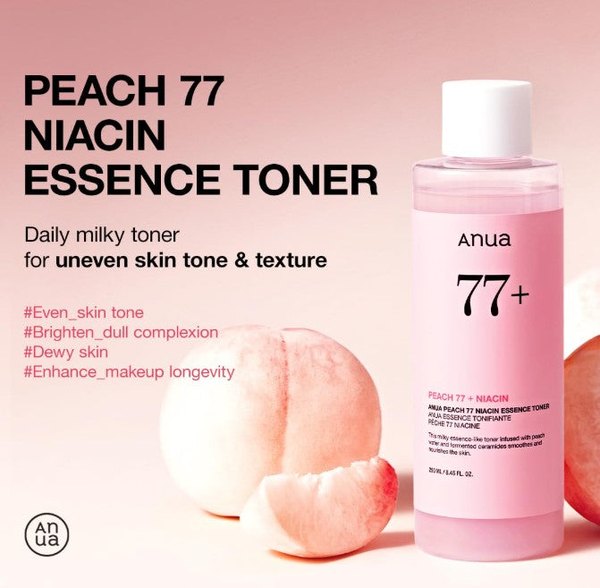 Anua Peach 77 Niacin Essence Toner 250ml