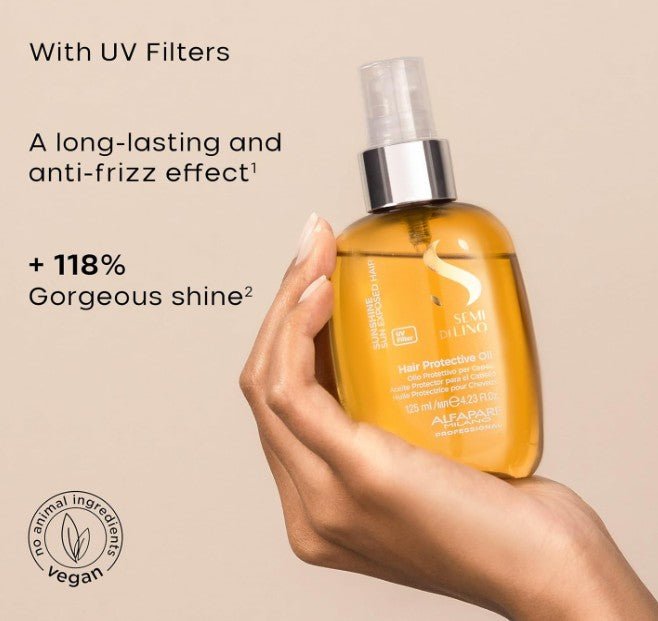 Alfaparf Milano Semi Di Lino Sunshine Hair Protective Oil – 125ml